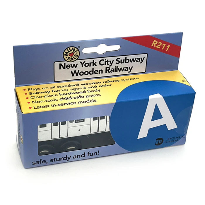 A-Train 8 Avenue Express Subway Toy - The New York Public Library Shop