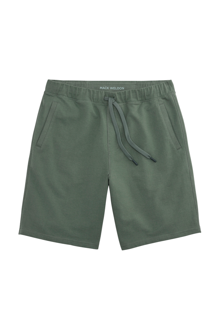 Front view of Ace Sweatshort 9" in Cactus