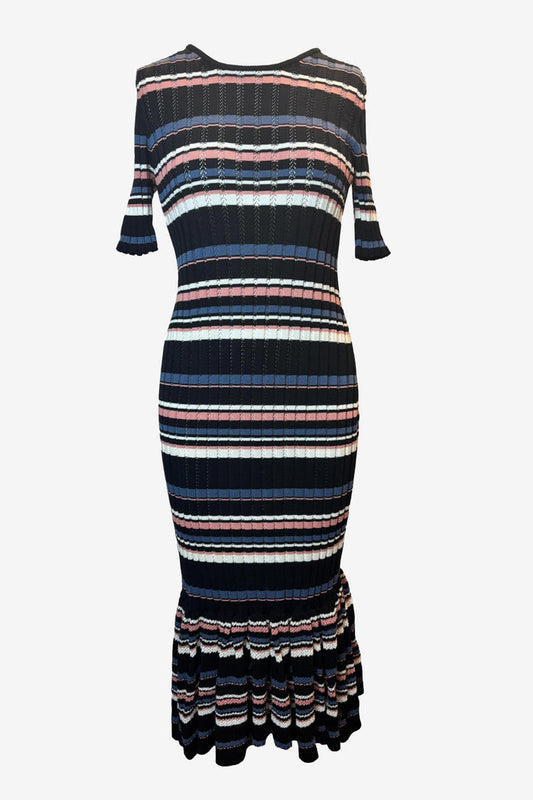 Adam Lippes Knitted Midi Dress