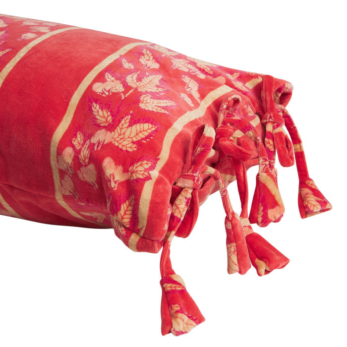 Agata Velvet Lumbar Cushion Feather Insert