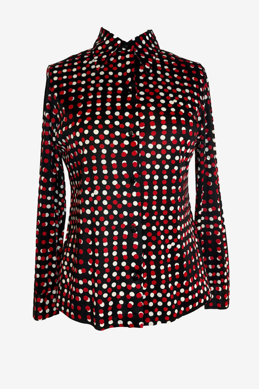 Alex Colman Collared Spot Shirt