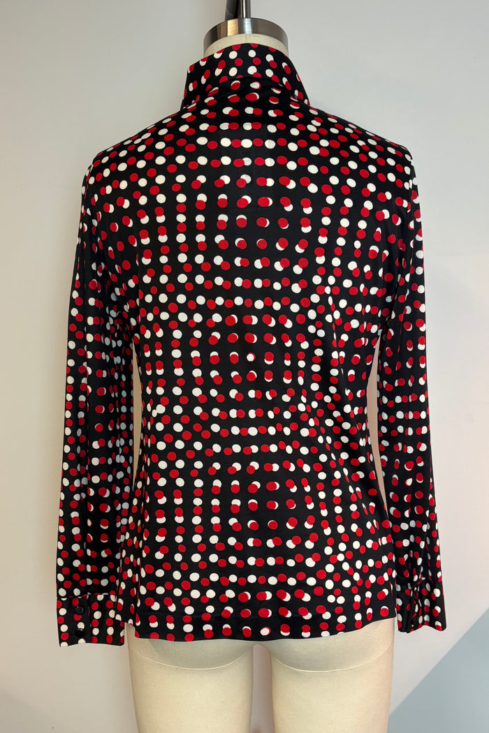 Alex Colman Collared Spot Shirt