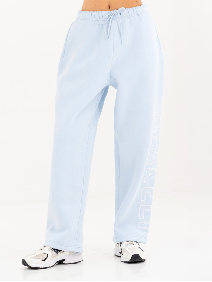 Alexis Wide Leg Sweatpants - Powder Blue
