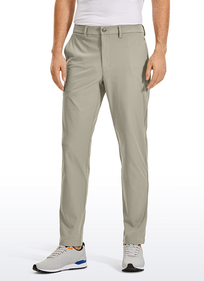 CRZ YOGA Mens Work Classic Fit All-Day Comfort Golf Pants Pockets 34'' Khali Barley