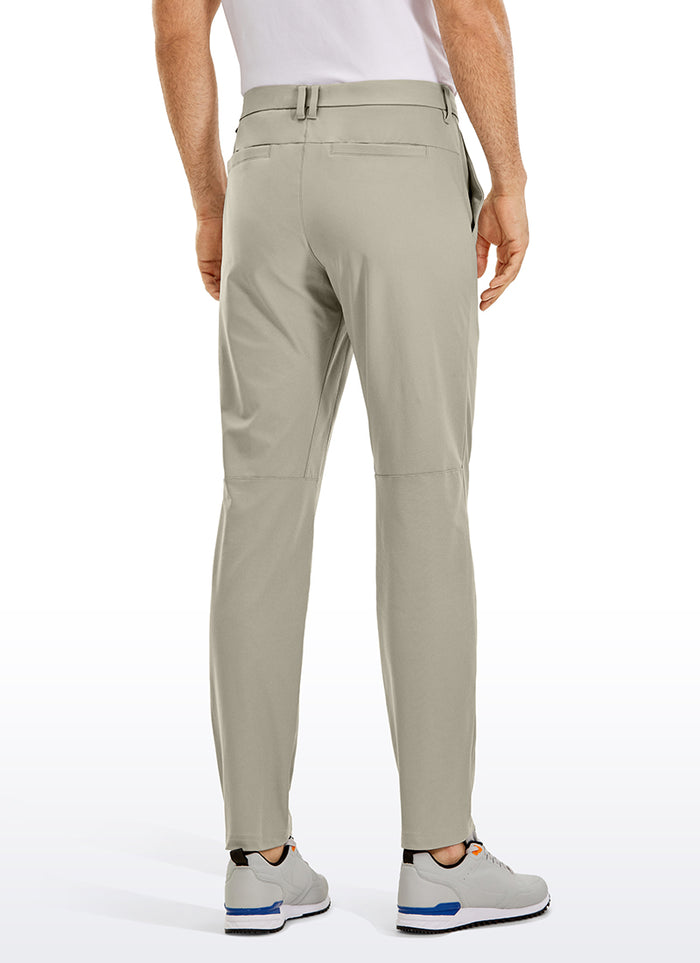 CRZ YOGA Mens Work Classic Fit All-Day Comfort Golf Pants Pockets 34'' Khali Barley