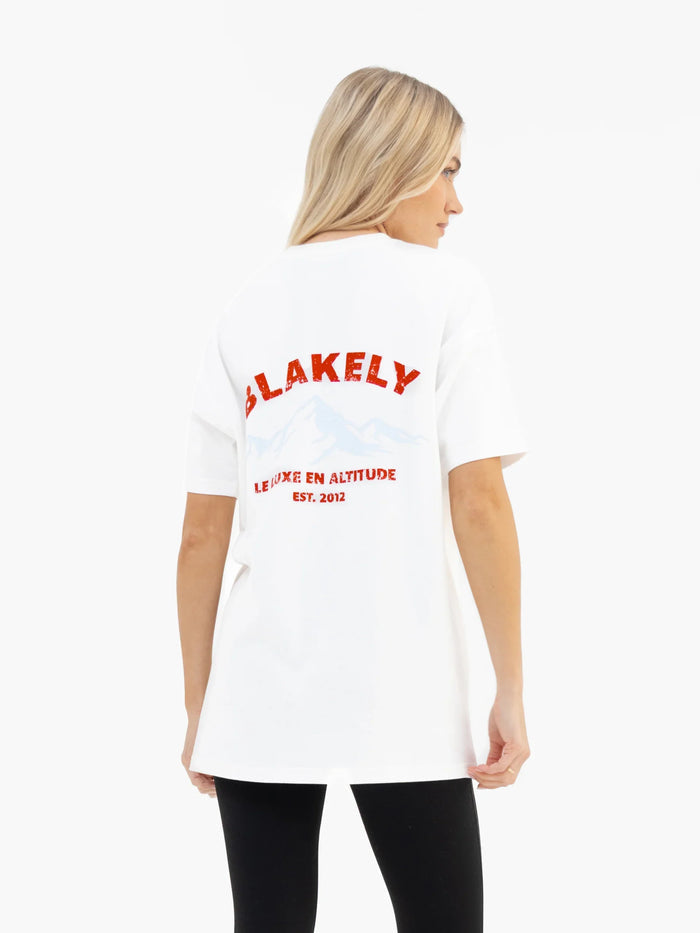 Amari Altitude Oversized T-Shirt - Flat White