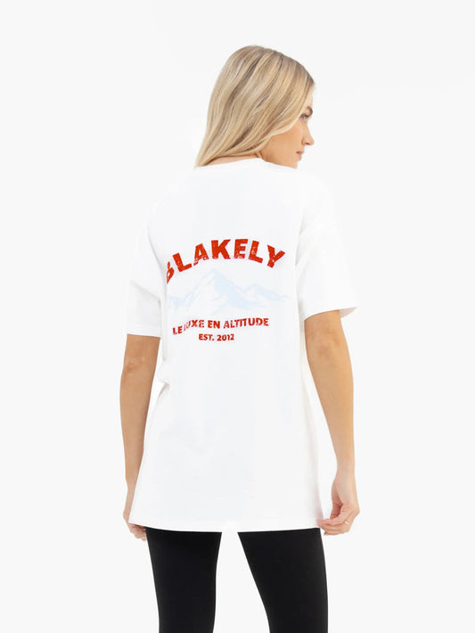 Amari Altitude Oversized T-Shirt - Flat White