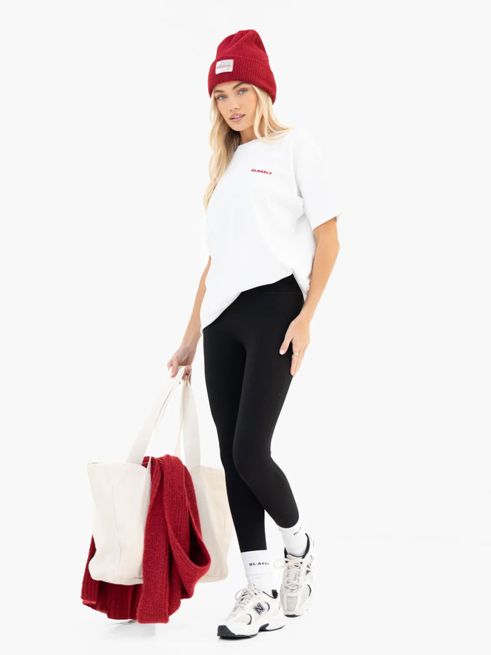 Amari Altitude Oversized T-Shirt - Flat White