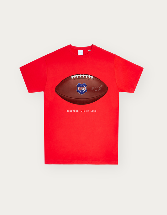 AMERICAN FOOTBALL TEE RED