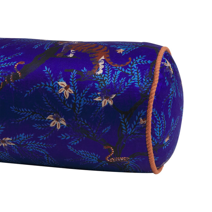 Andrea Bolster Cushion - Ultramarine Feather Insert