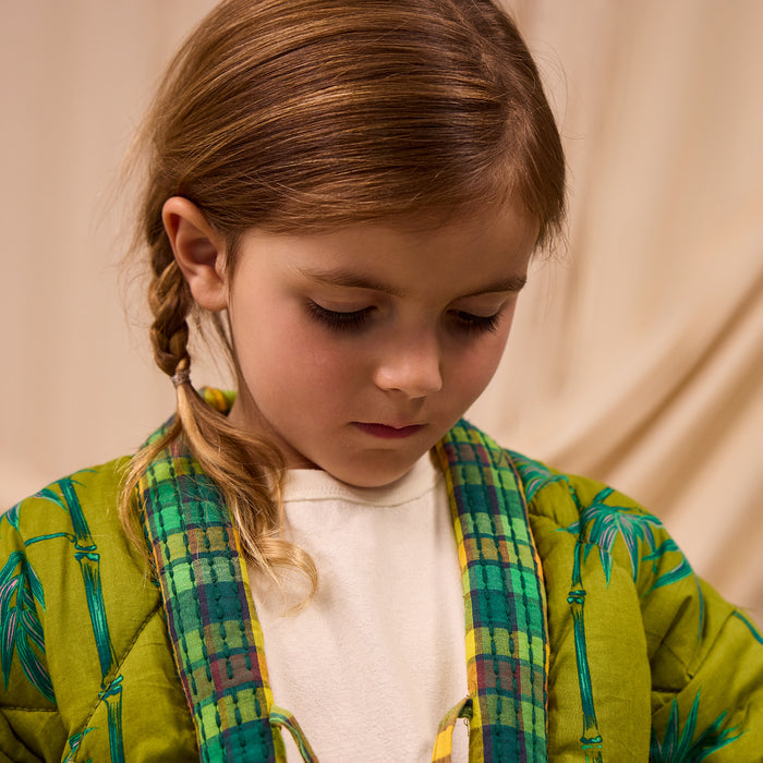 Aneta Kids Quilted Jacket - Juniper 3