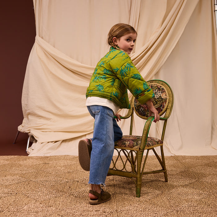 Aneta Kids Quilted Jacket - Juniper 3
