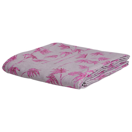 Aneta Linen Sheets - Mink Grey Flat Sheet / Queen
