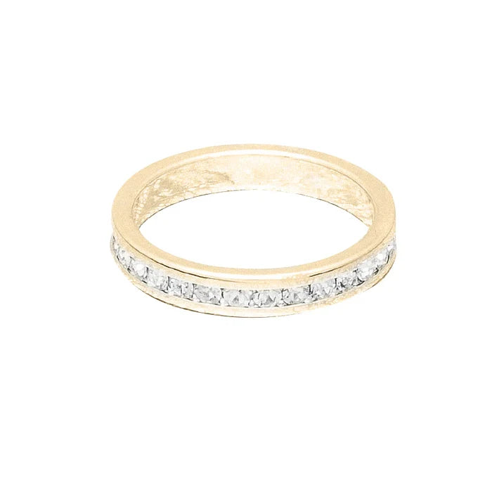 April (Diamond) Yellow Gold Ring | Size 6