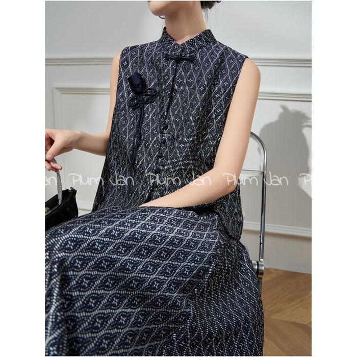 ASAYA5005 – Midnight Loom Jacquard Set 🌙🖤