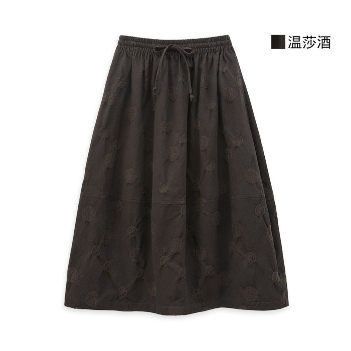 ASAYA5298 – Chestnut Luxe Jacquard Set 🍂✨