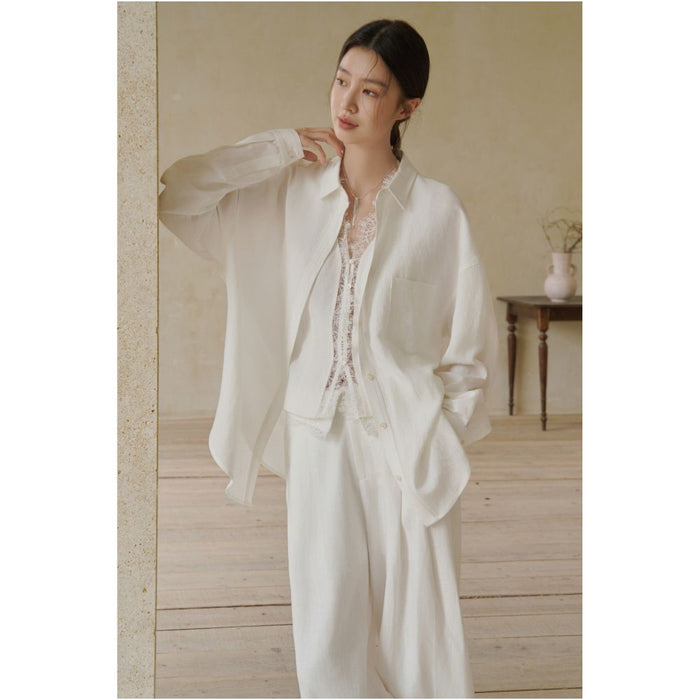 Moonlight white pants in stock / S