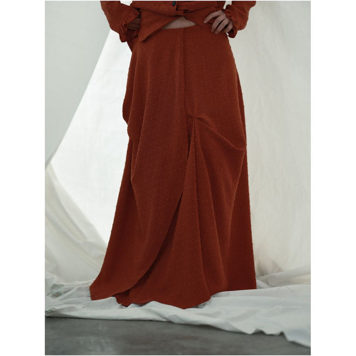 ASAYA5583 – Rust Poise Textured Set 🍂✨