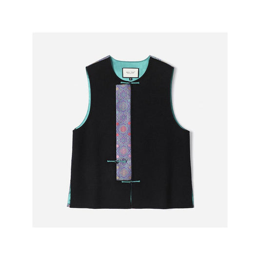 ASAYA5946 – Jade Noir Oriental Vest 🖤💎