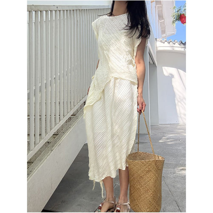ASAYA6121 – Pleated Breeze Set 🌿✨