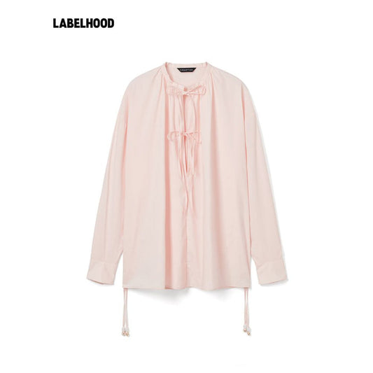 ASAYA6128 – Soft Tie-Front Blouse 🌸🤍