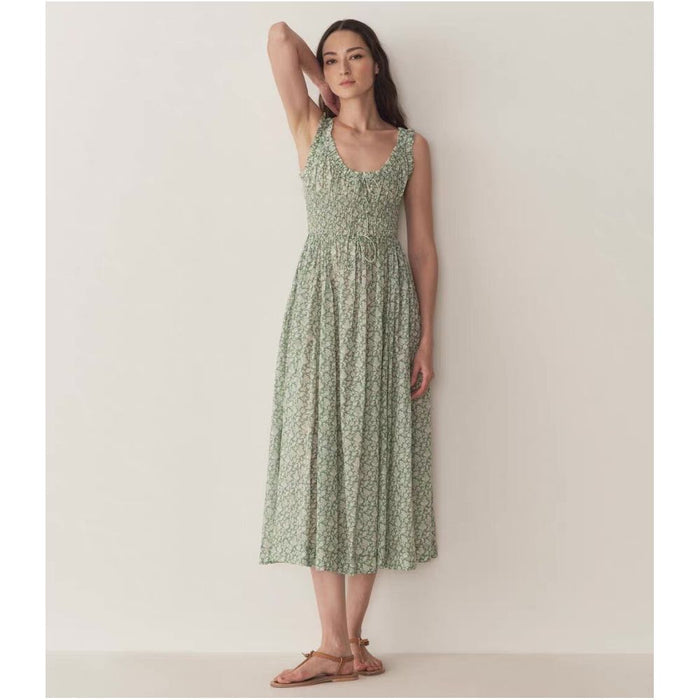 ASAYA6131 – Meadow Breeze Smocked Dress 🌼💙