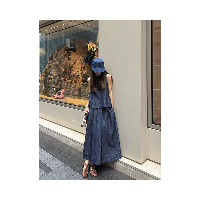 ASAYA6228 – Indigo Ease Denim Set 💙✨