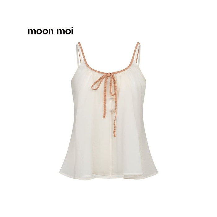 ASAYA6265 – Soft Glow Sheer Camisole ✨🌸