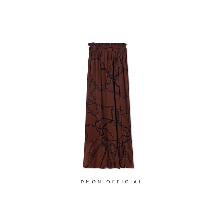 S blue size in stock / Antique brown half skirt
