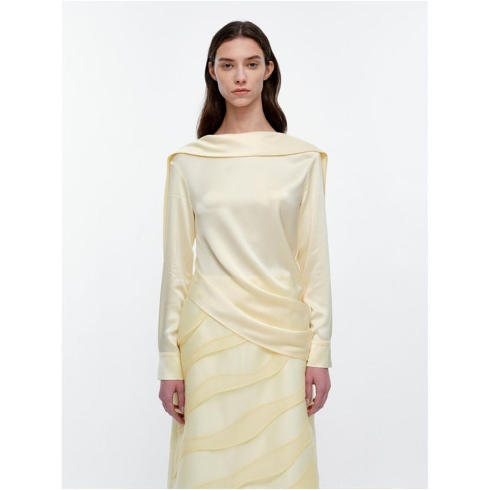 ASAYA6430 – Butter Silk Drape Top💛✨