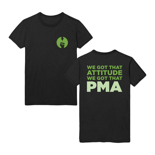 john joseph Attitude - Black T-Shirt