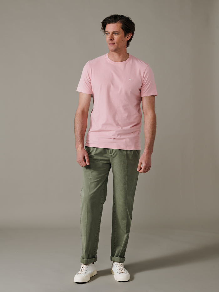 Aubin Pink Aubin Organic Cotton T-Shirt | Classic Tee