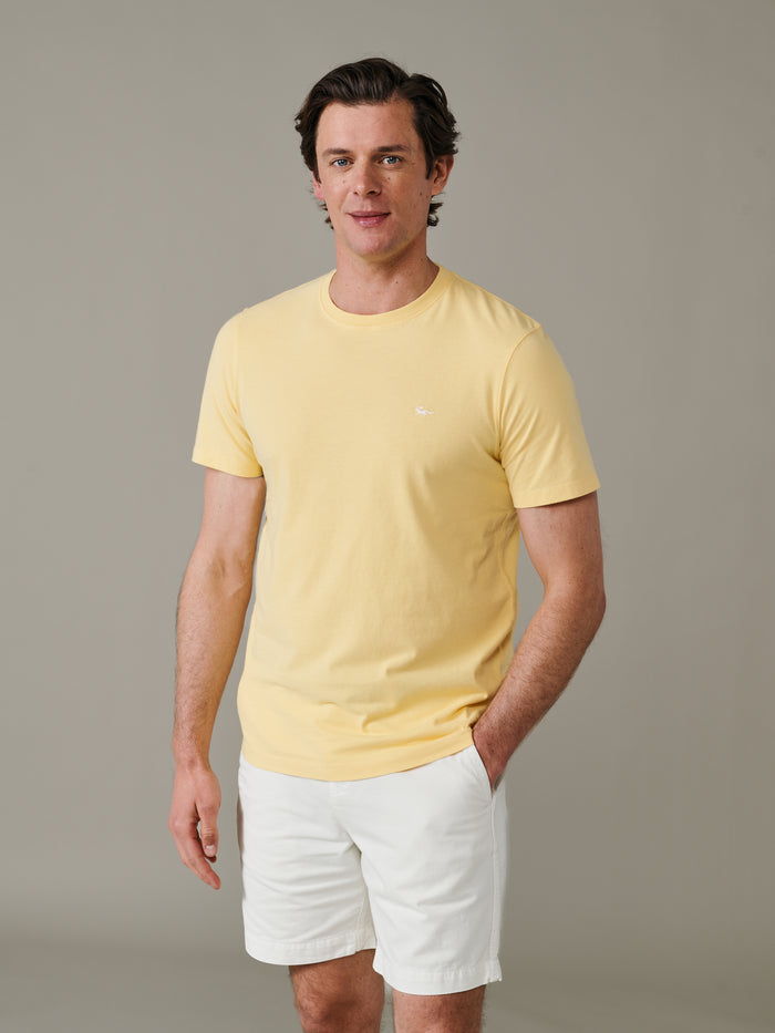 Aubin Yellow Aubin Organic Cotton T-Shirt | Classic Tee