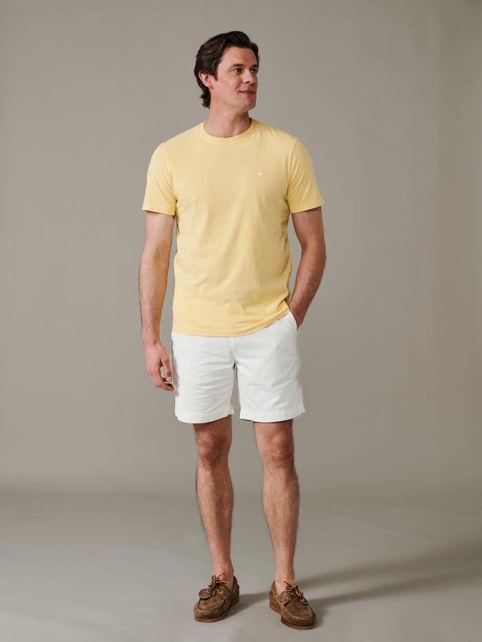 Aubin Yellow Aubin Organic Cotton T-Shirt | Classic Tee