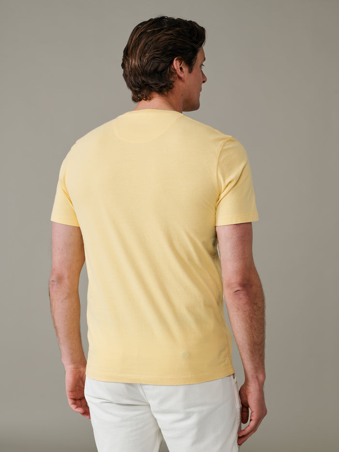 Aubin Yellow Aubin Organic Cotton T-Shirt | Classic Tee