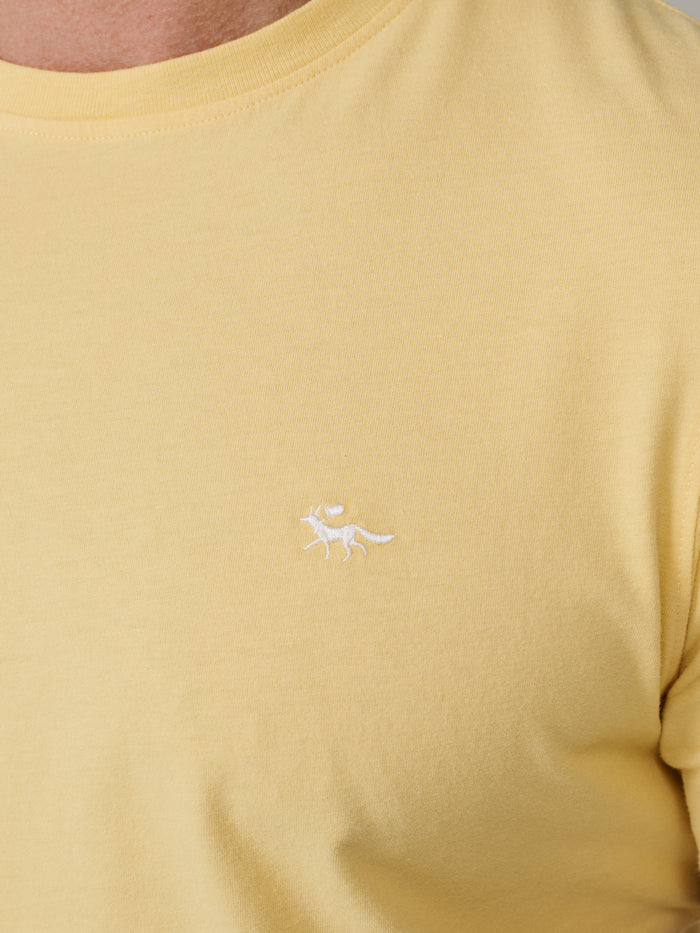 Aubin Yellow Aubin Organic Cotton T-Shirt | Classic Tee