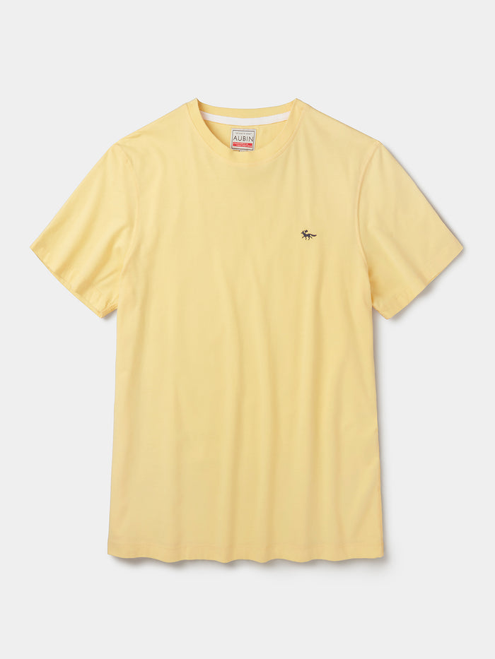 Aubin Yellow Aubin Organic Cotton T-Shirt | Classic Tee
