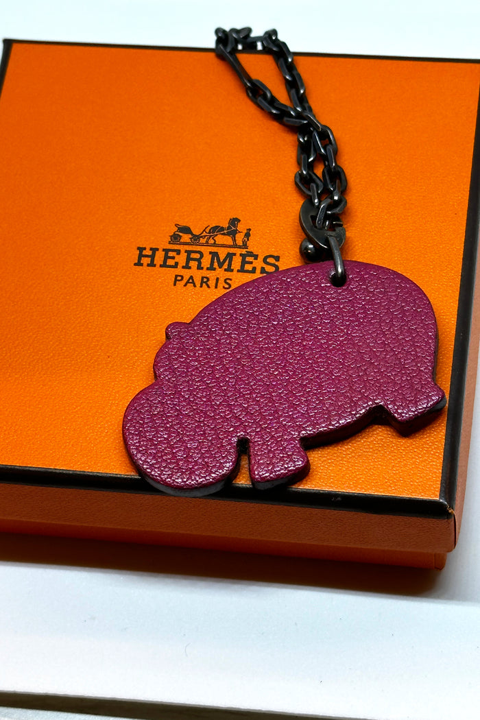 Authentic Hermes Hippo Bag Charm image 2