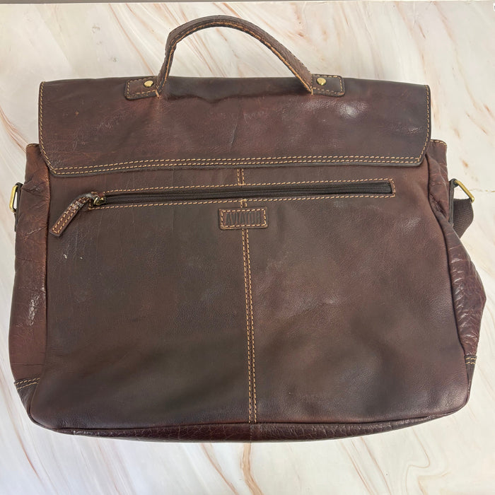 Aviator Leather Messenger Bag