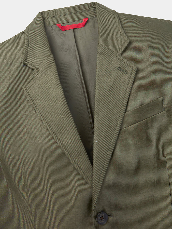 Aubin Khaki Axholme Jacket | Linen Jacket
