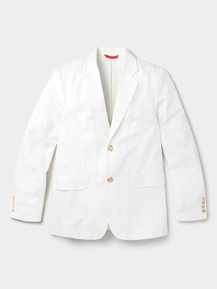 Aubin Vintage White Axholme Jacket | Linen Jacket