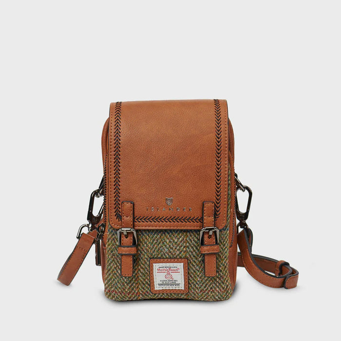 Baby Jura Crossbody - Chestnut Herringbone