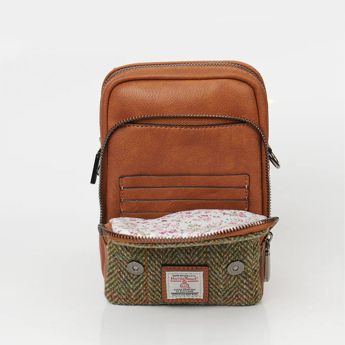 Baby Jura Crossbody - Chestnut Herringbone
