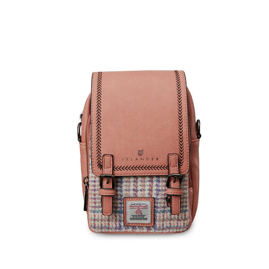 Baby Jura Crossbody - Pink-Purple Mini Dogtooth