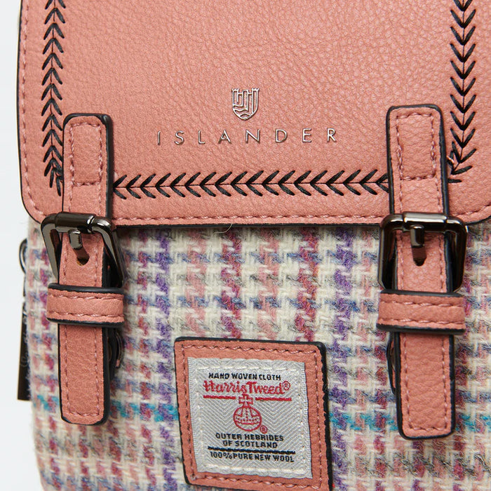 Baby Jura Crossbody - Pink-Purple Mini Dogtooth