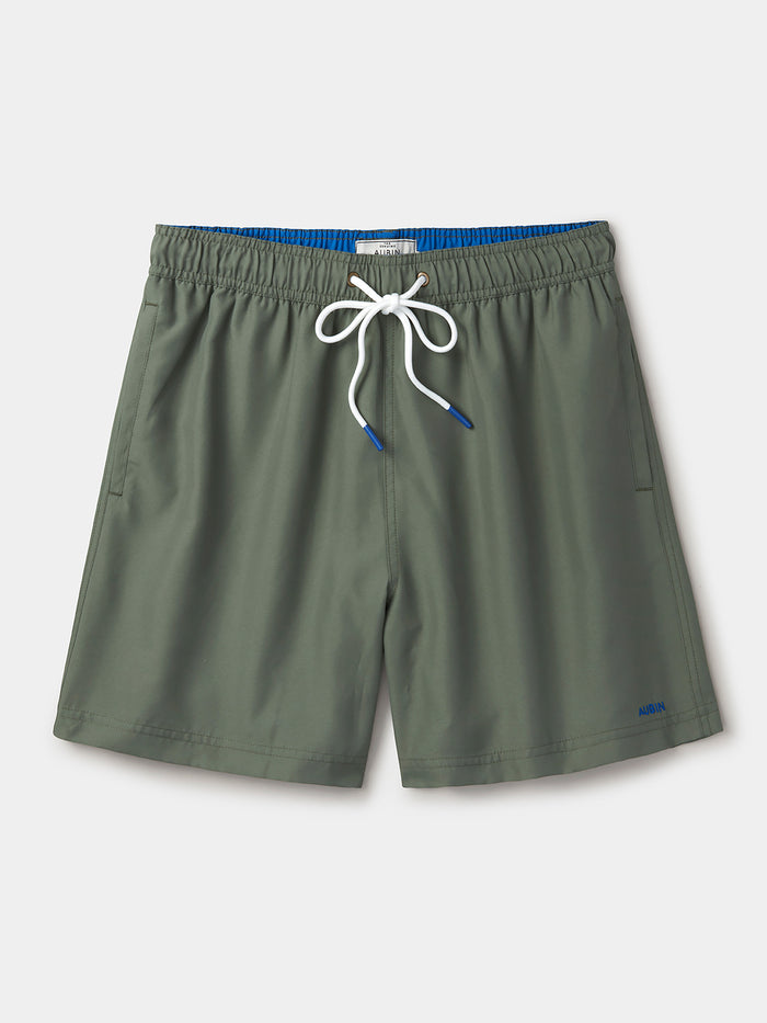 Aubin Khaki Bardney Swim Short | Swim Shorts