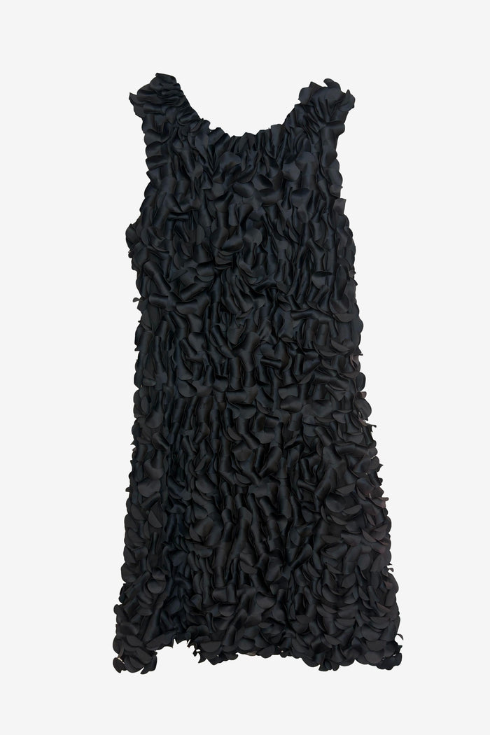 BCBG MAXAZRIA Black Petal Mini Dress