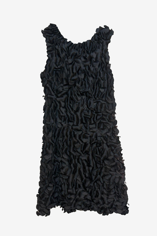 BCBG MAXAZRIA Black Petal Mini Dress