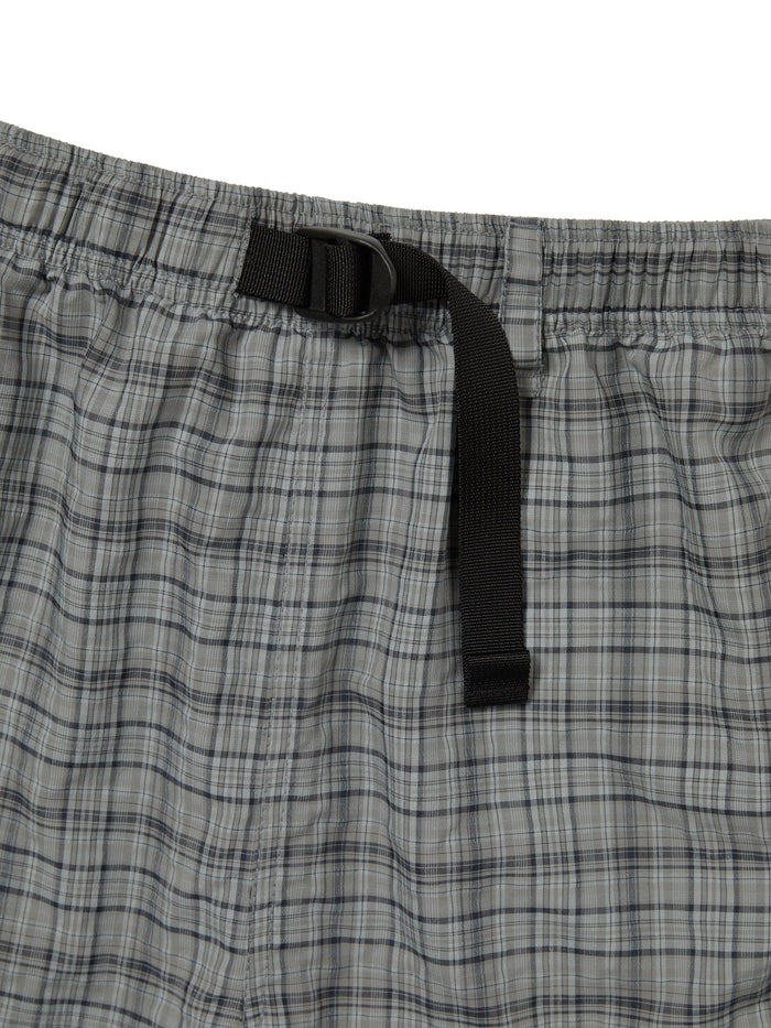 Belted Check Short