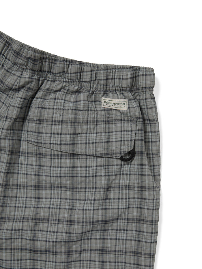 Belted Check Short